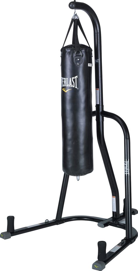 used punching bag and stand